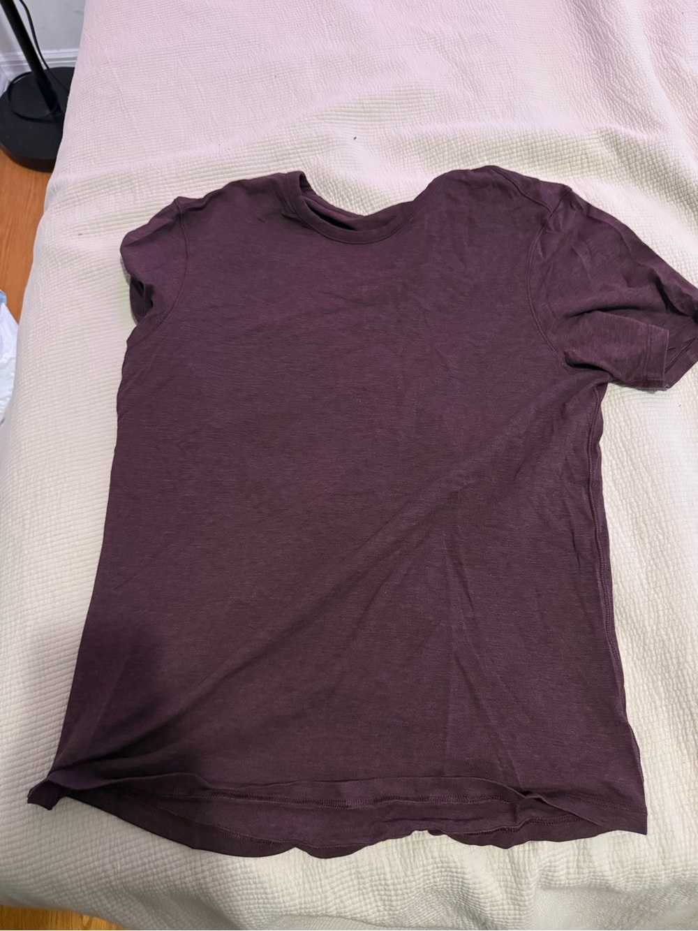 lululemon athletica Men's Crew Neck Tee in Deep Plum